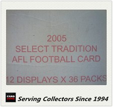 2005 Select AFL Tradition Trading Card Factory Case (12 boxes)-Rare