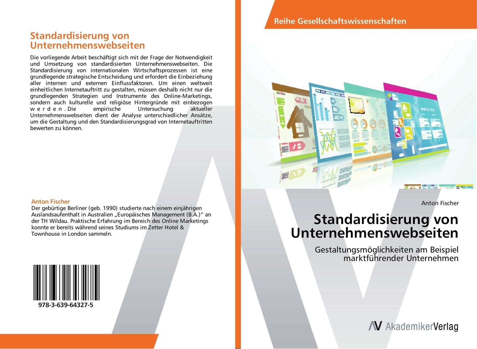 Thumbnail - Standardisierung Von Unternehmenswebseiten | Buch | 9783639643275