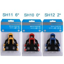 SHIMANO CLEATS SM-SH10 SM-SH11 SM-SH12 RED YELLOW BLUE SPD-SL PEDALS SHOE BIKE