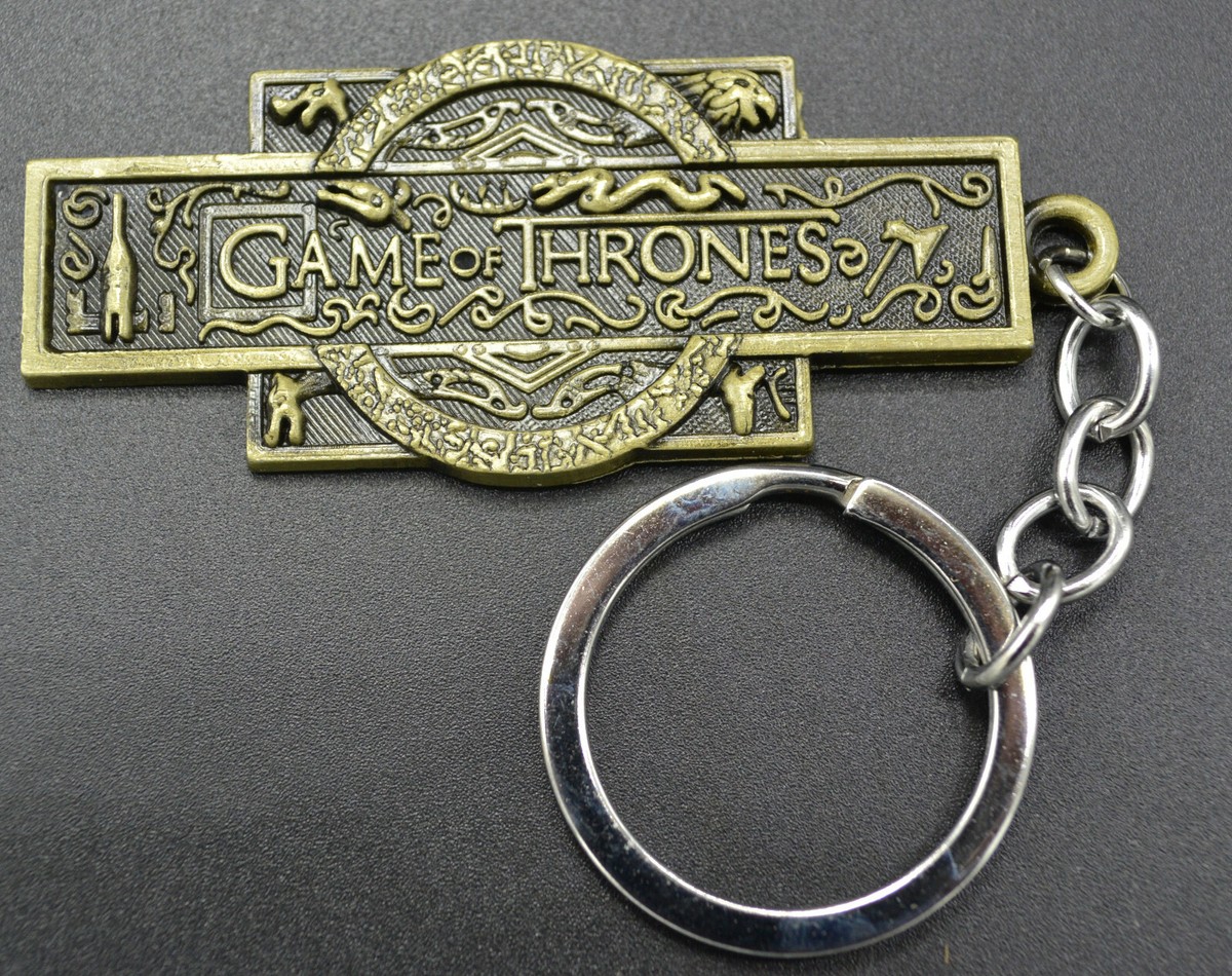 Large Game of Thrones icon Key Ring Key Chain Game of Thrones Fan
