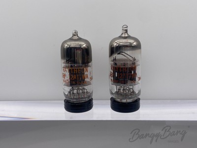 Matched Pair Raytheon 12AT7WA/ECC81 Dual Triode Guitar Amp. Audio Vacuum Tube Va