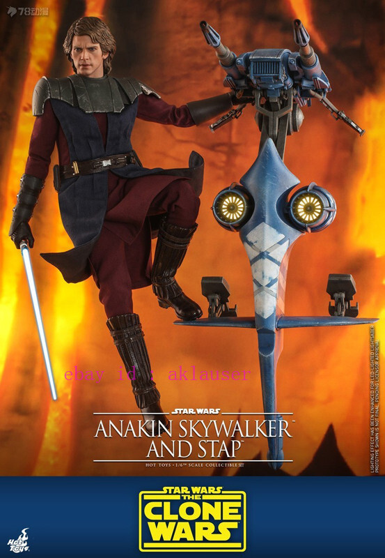 Hot Toys Tms020 1/6 Star Wars Anakin Skywalker And Stap Special