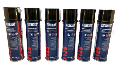 DINITROL 3125 HS Original Rostschutz High Solids 500ml Aerosol Spraydose x 6
