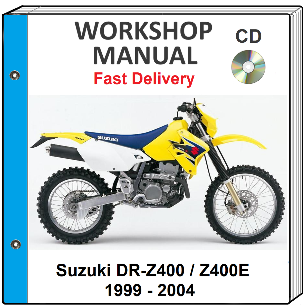 SUZUKI DRZ400 1999 2000 2001 2002 2003 2004 SERVICE REPAIR SHOP