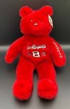 Dale Earnhardt Jr 8 Red Teddy Bear Plush 23 Karat Gold' N Bears RARE 2001 Vtge
