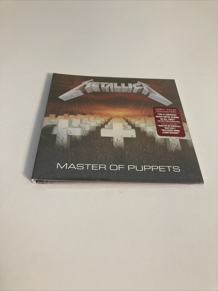 Metallica : Master Of Puppets CD Digipak Blackened Recordings (NEW