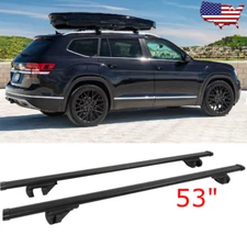 For VW Atlas 2018-2024 53" Car Top Roof Rack Cross Bar Luggage Cargo Carrier Set