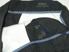 POLO SHORTS RALPH LAUREN LONGER LENGTH SZ 30 X 9.5" NAVY BLUE TWILL ALL COTTON