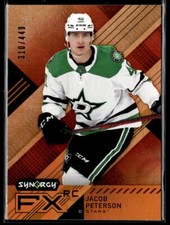 2021-22 UD Synergy FX Rookies Orange Jacob Peterson 310/449 #FXR-PE H8R3C