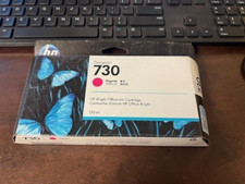 Genuine HP 730 Magenta 130ml P2V63A HP DesignJet T1700 exp 6-2022