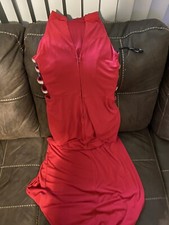 Speechless Red Formal  Gown Size 9 With Bedazzled Crystals High Split Thigh (R3)