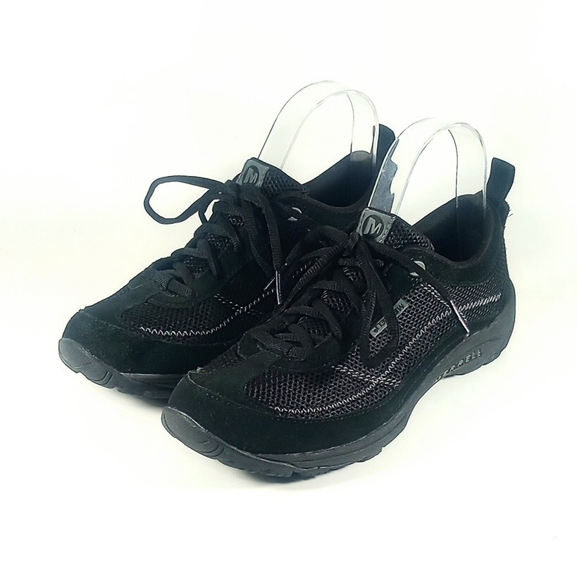 Sneakers Merrell Kamori pizzo donna taglia 6 nere scamosciate e rete J109376C