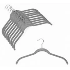 Only Hangers Slim-Line Platinum Shirt Hangers 50pk
