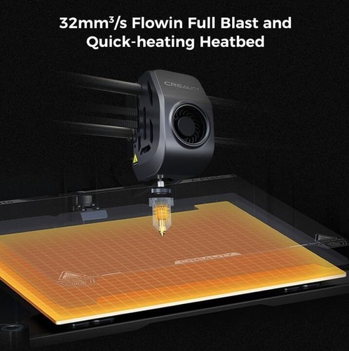 Impresora 3D Creality K1 Max Max Max 600 mm/s con 2 kg Hyper PLA Fliamentos de alta velocidad - Imagen 7 de 12