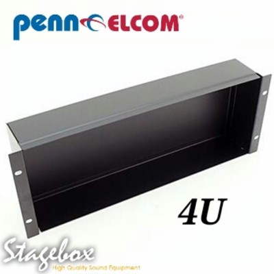 Penn Elcom 4U Plain Rack Panel Back Box R2680-4U