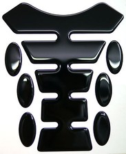 Black 3d Resin Domed Resin Tank Pad K1 Classic Design + 6 Oval Pad Protectors 
