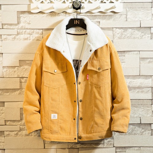Men Lined Sherpa Outwear Oversize Coat Winter Warm Fleece Hoodie Button Jacket - Picture 24 of 62