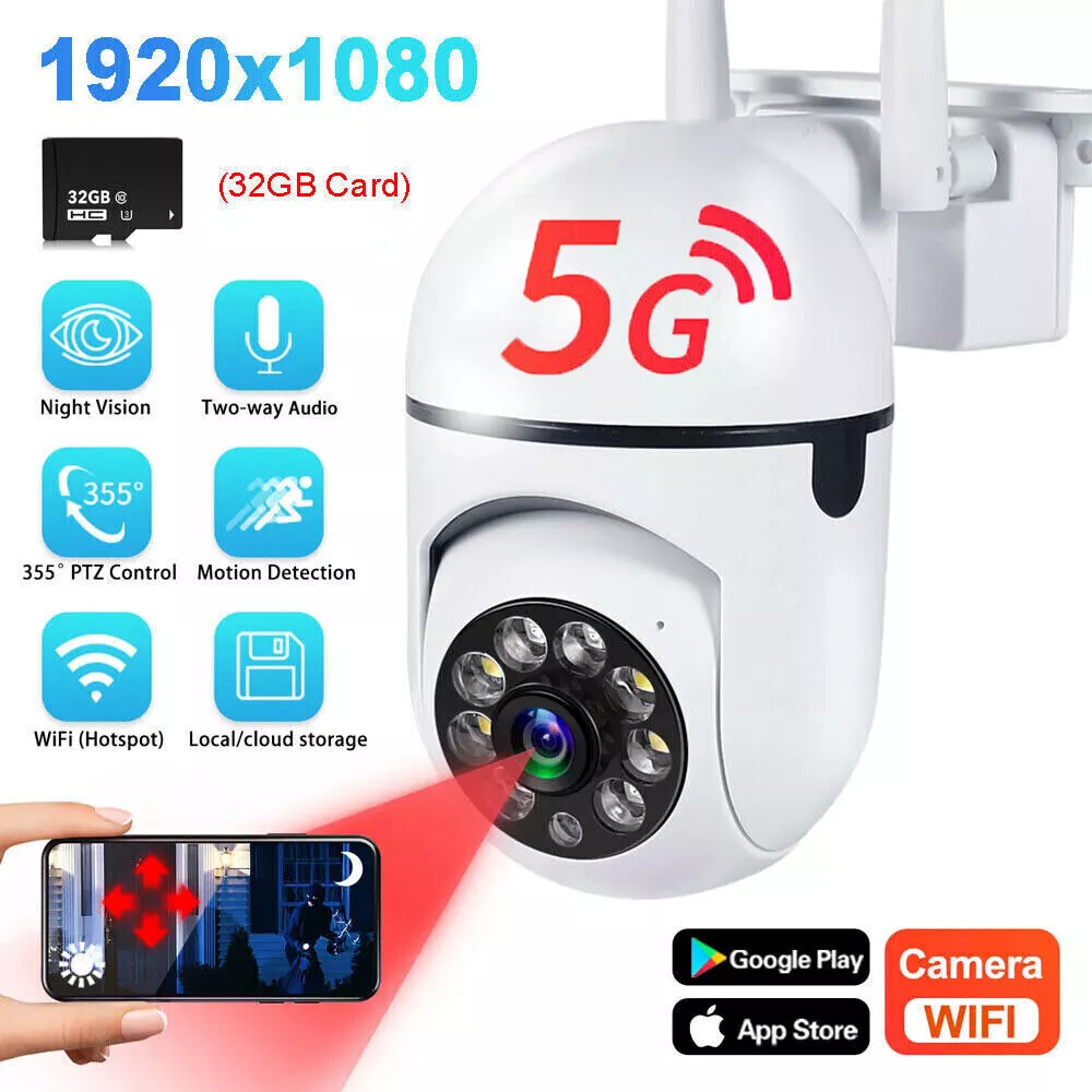 Cámara IP Wifi Exterior inalámbrica 2MP Zoom 5X - Tienda8