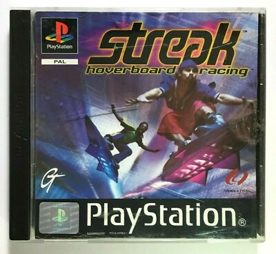 Streak: Hoverboard Racing (Sony PlayStation 1, 1998) PAL PSX PSONE version