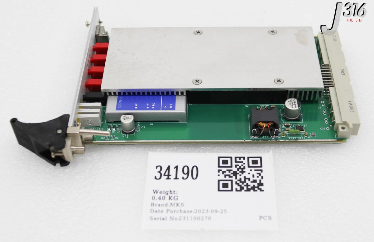 34190 MKS PCB, CPCI POWER BD, PWRS-0721, AMAT 0190-60325 AS00721