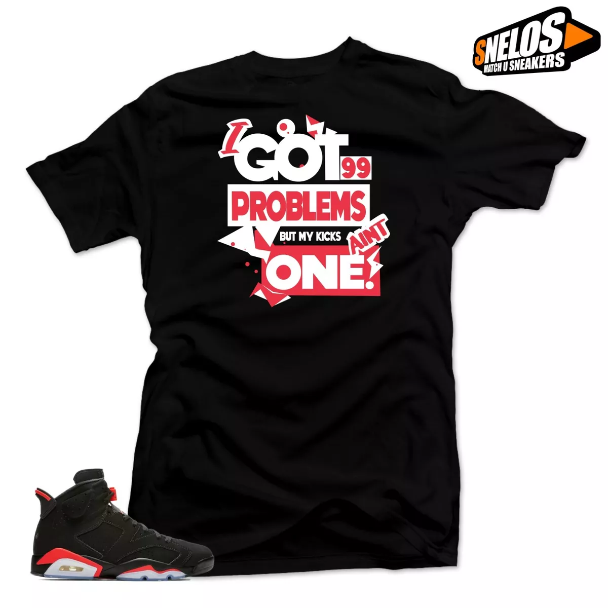 Jordan 6 clearance black infrared shirt