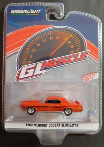 Greenlight 1:64 GL Muscle Series 1969 Mercury Cougar Eliminator Orange