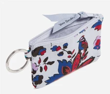 Vera Bradley Zip ID Case Vineyard Floral NEW Coin Purse Card Holder