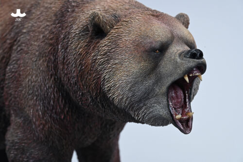 JXK 1/6 Brown Bear 2.0 Realistic Fierce Animal Soldier Scene GK Statue Toy - Picture 11 of 17