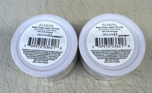 Lot of 2 - Almay Make Them Jelly Hi-Lite, 24K Dreams , 0.58 fl. oz - Picture 3 of 3