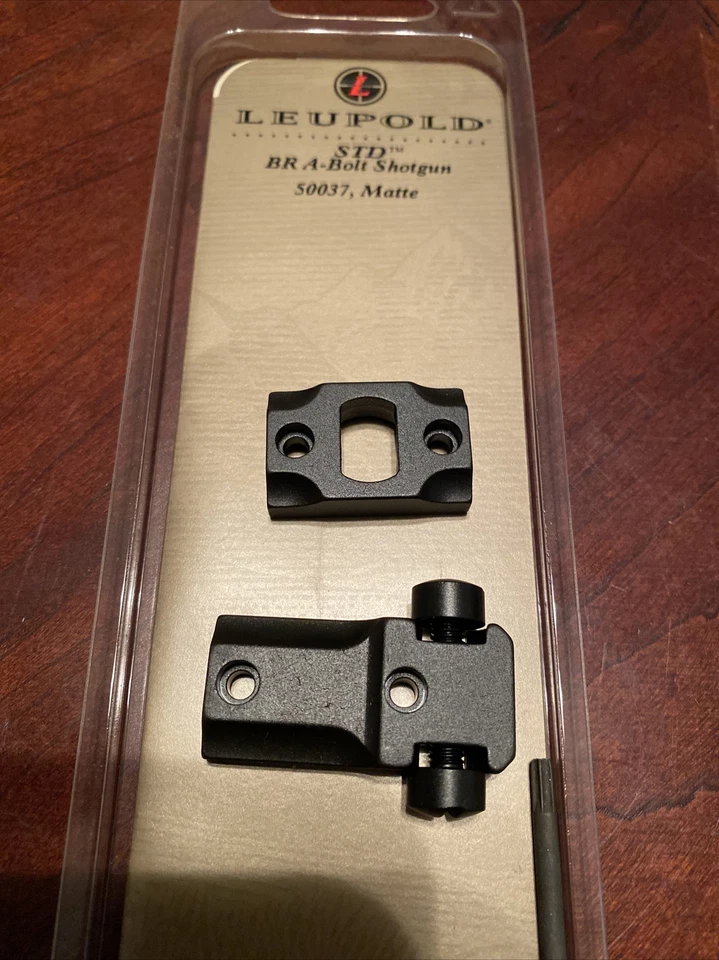Nuevo de Lote Antiguo Leupold STD Base Montaje Browning A-Bolt 50037 Negro Mate. #D16 Foto 3 de 4