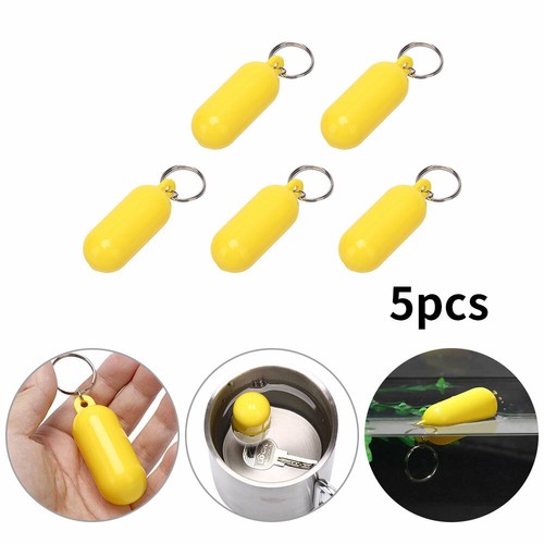 5Pcs Floating Keychain Fender Buoyant Key Ring Marine Sailing Boat