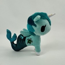 Cerulean Tokidoki Mermicorno 8" Plush Teal Unicorno Mermaid Soft Stuffed Aurora