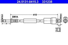 Flexible de frein Mercedes 611