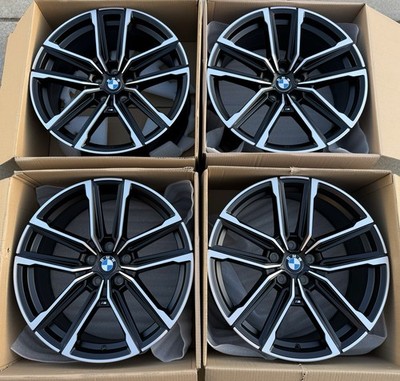 4 BRAND NEW OEM BMW G20 G21 M340i G42 M240i Black/Polished Face