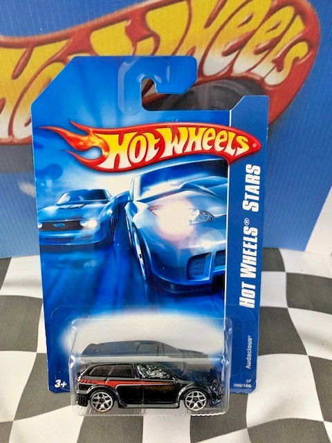 Hot Wheels 2007 Code Car Stars 4/24 088 Audacious BLACK Y5