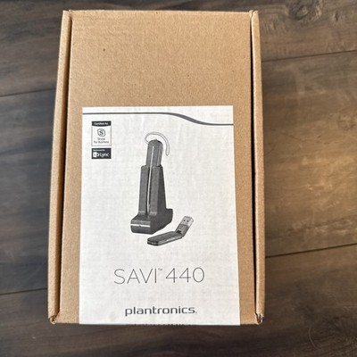 Plantronics Headset 203947-01 Savi W440 Wireless DECT 6.0
