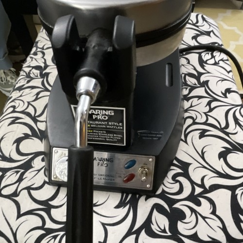 Waring Pro Single Electric Belgian Waffle Maker Restaurant Style