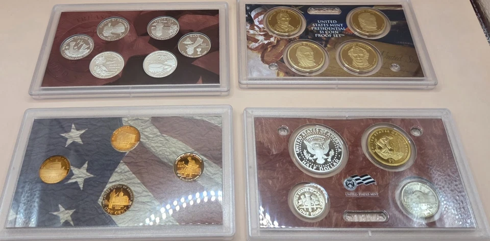 2009 18pc Mint Silver Proof Set of 4 Inner cases Certified, Never Circ YY327-50 - Image 3 of 4