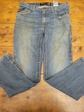 Ariat FR Low Rise M4 Boot 33x30, 100 Cotton, Med Wash