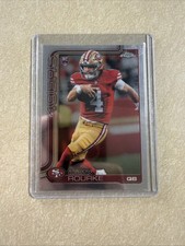 KURTIS ROURKE 2025 Topps Chrome #307 RC Rookie San Francisco 49ers A2294