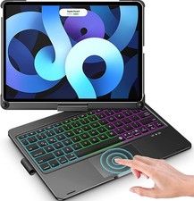 Backlit Keyboard Rotate Case Cover For iPad 7/8/9/10/11th Gen Air 3 4 5 Pro 11