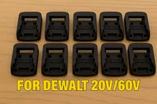 1/3/5/10 Pack DeWALT Battery Mount 20V/60V Wall Hanger Holder Dock MADE IN USA!