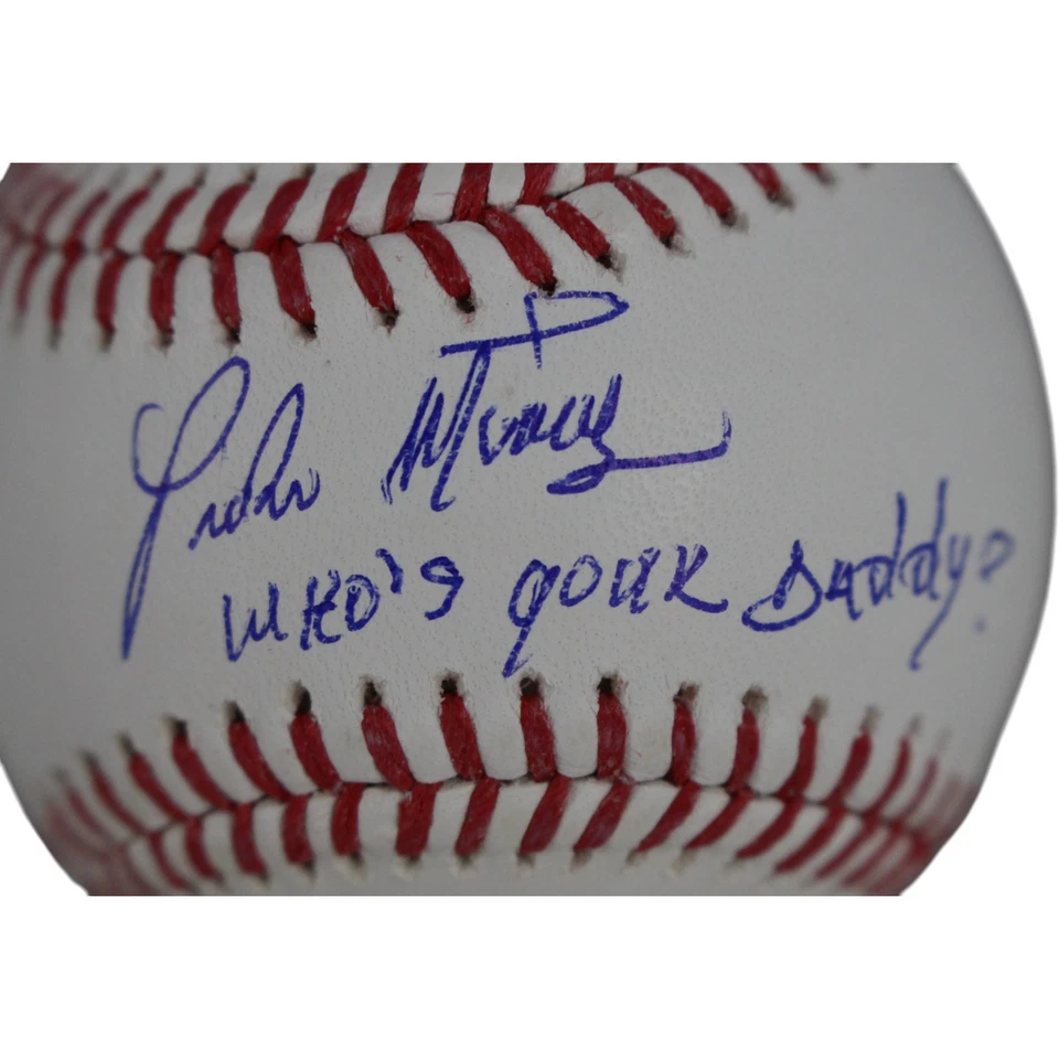 Pedro Martinez Signed Boston Red Sox OML Baseball Who's Your Daddy Beckett 51590 - Image 2 of 4