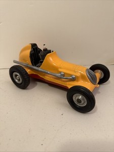 Vintage ROY COX ~ THIMBLE DROME Champion ~ TETHER CAR W/motor Peach Gas Powered