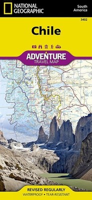 Chile Map: Travel Maps International Adventure Map by National Geographic Maps (