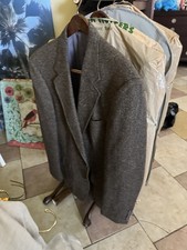 Lands End VTG Direct Merchant Men Sz Large Windowpane Sport Coat Blazer Jacket C