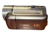 Canon VIXIA HF100 Flash Media Video Camcorder w/Accessories- Works Needs Battery
