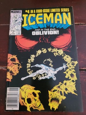 Iceman #4 Newsstand Variant (Marvel Comics June 1985)