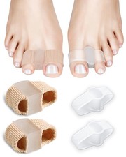 4Pcs Toe Separators for Bunion Correction, Big Toe Straightener Elasticity Ha...