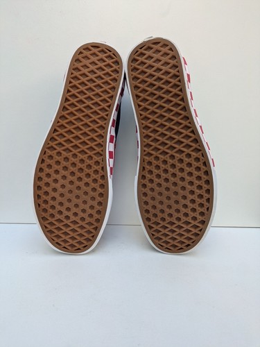 Vans Era BMX Entrenadores a Cuadros Reino Unido 6.5 EE. UU. Hombres 7.5 EE. UU. Mujeres 9 EUR 40 ROJO/AZUL - Imagen 8 de 10